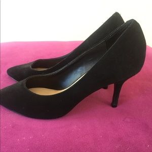 Steve Madden Black suede stiletto